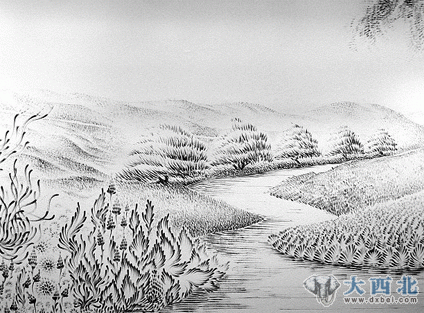 紐約女畫家指紋創(chuàng)作巨幅壁畫：完美對(duì)稱充滿想象